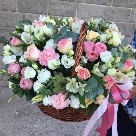 🌺Шикарная корзина с цветами