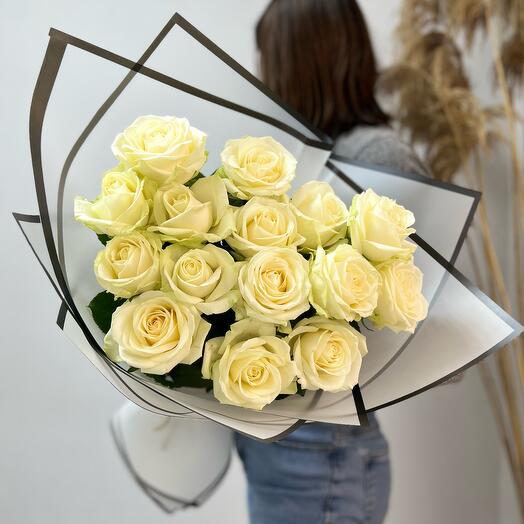 Rosas blancas Premium 15 piezas