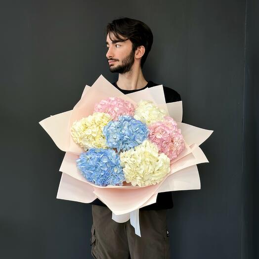 Букет Микс гортензия 7