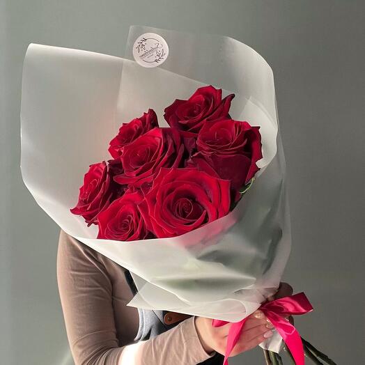 Бордовые розы 💋7