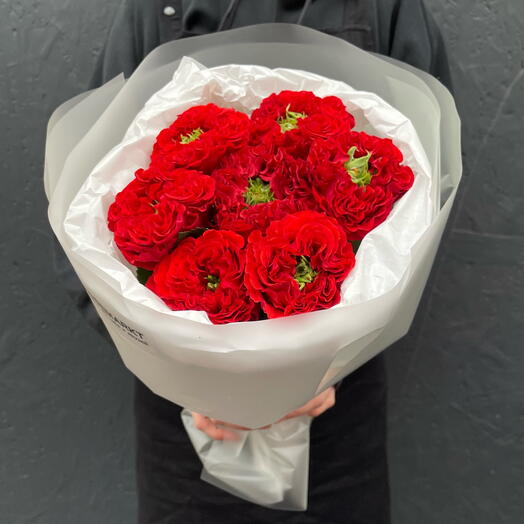 Букет из экзотических пионовидных роз 7 шт/ Цветы/ букет от RoseMarkt
