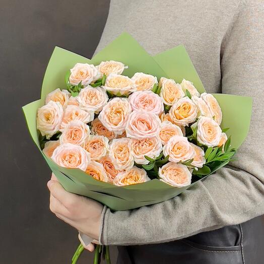 Bouquet of Rosanella bush roses 9pcs