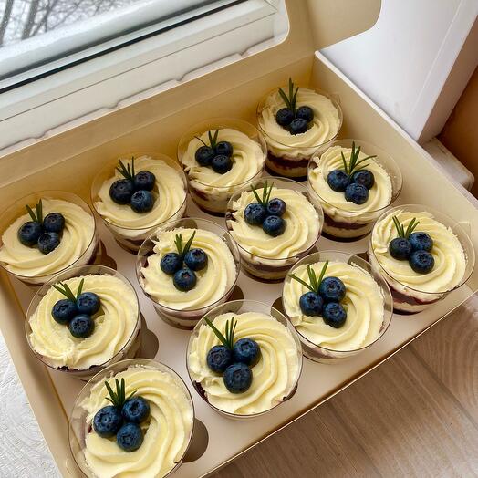 Трайфлы(мини торты) 12 шт