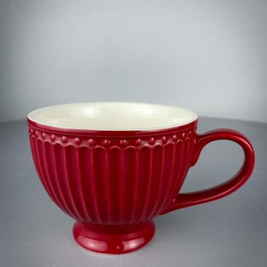 Чайная чашка Alice claret red 400 мл