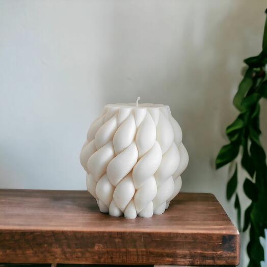 Knitted Rope - Molded Scented Candle