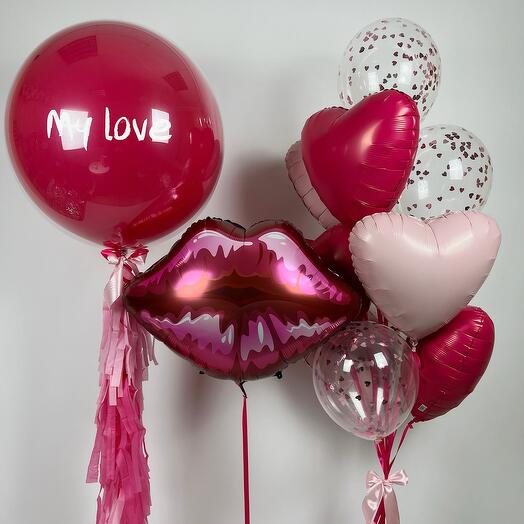 Набор в красном цвете