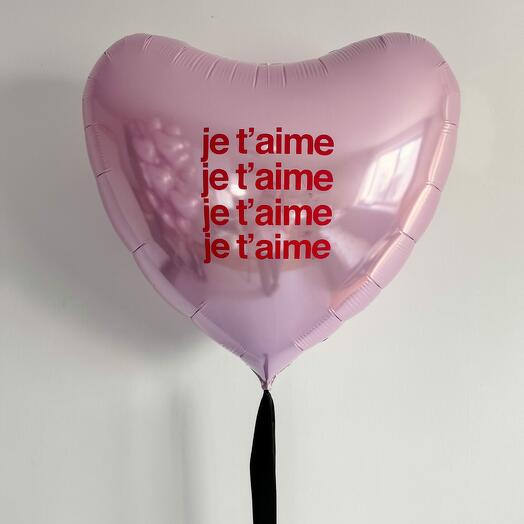 Nagy szívecske nyomattal