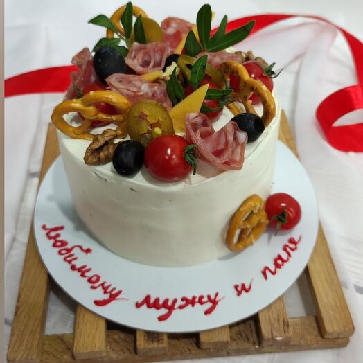 Большой Бенто-торт "Куриный жульен*