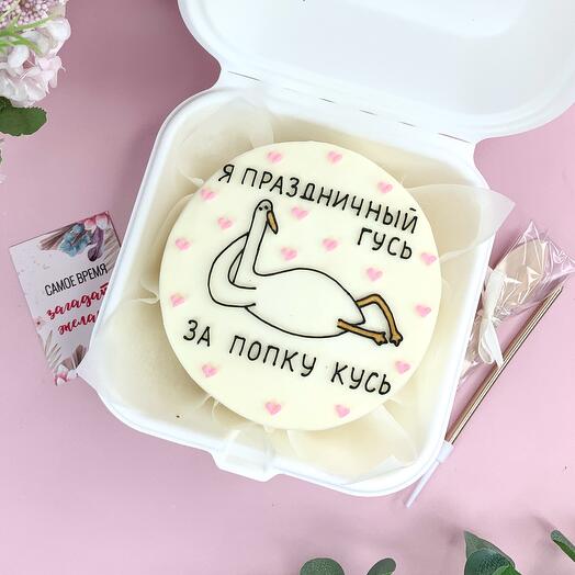 Бенто торт «Праздничный гусь»