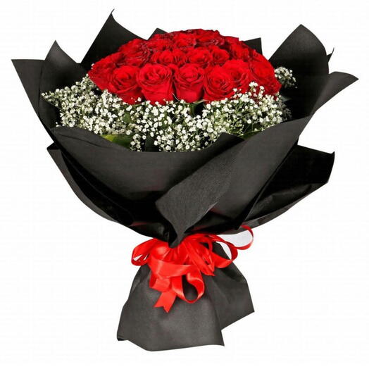 Surprise Red Rose Bouquet