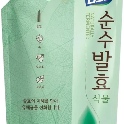 Lion Chamgreen Ferment Plant Средство для мытья посуды, овощей и фруктов - 2 л (пакет)