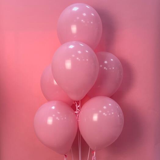 🎈Связка шаров🎈 розовые, 7 шт