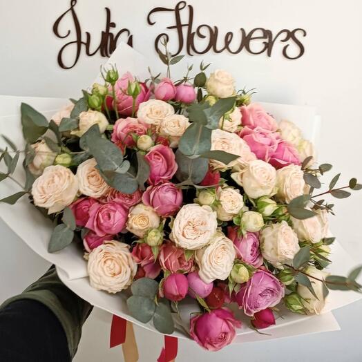 Rosas peonías Silva y Sofía