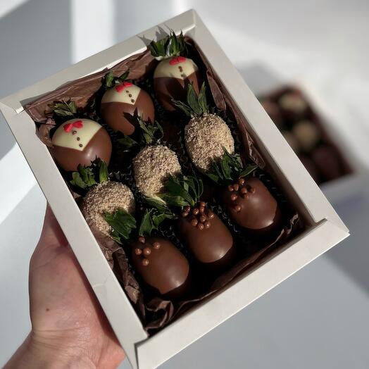 Клубника в шоколаде набор «джентельмен»