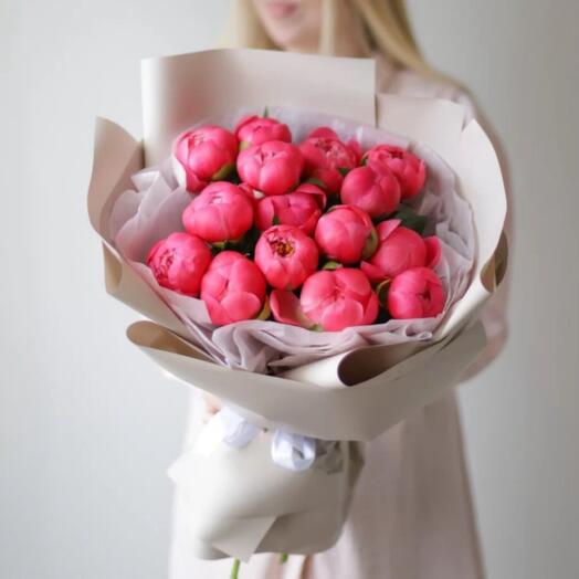 15 коралловых пионов (Италия)