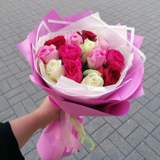 Микс из розочек