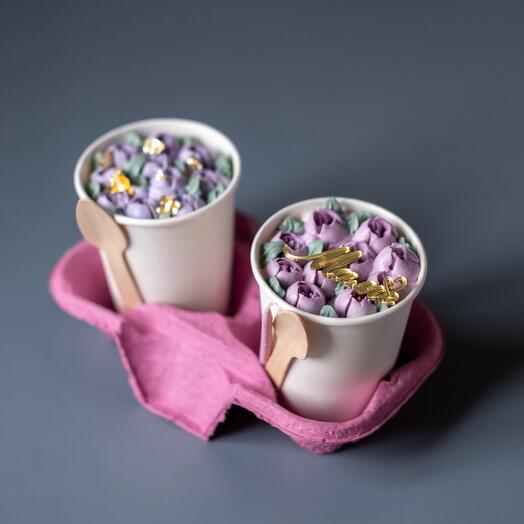 Cake to go с цветами