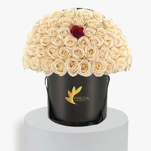 Anniversary White Rose