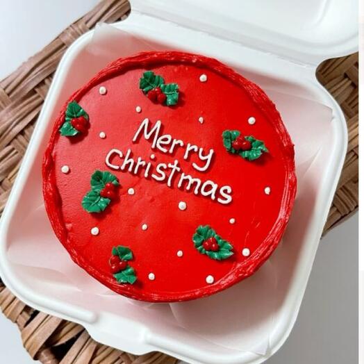 Бенто торт Merry Christmas
