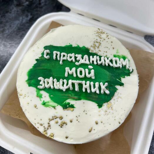 Бенто-торт "с праздником, мой защитник"