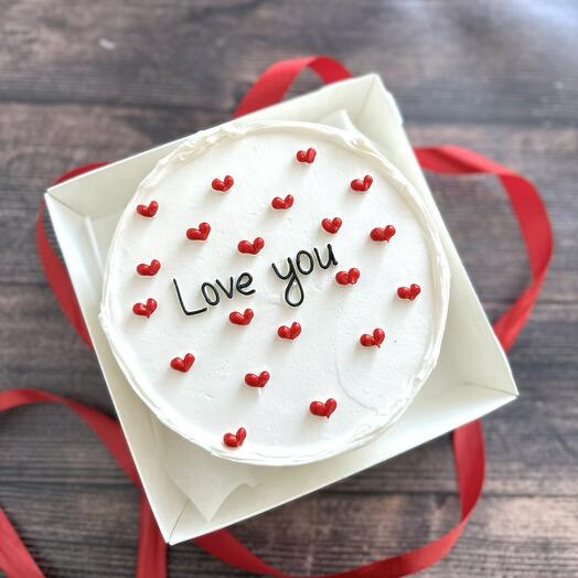 Бенто-торт Люблю тебя