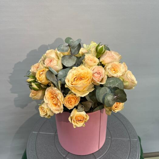 Авторский букет 101- Роза в коробке