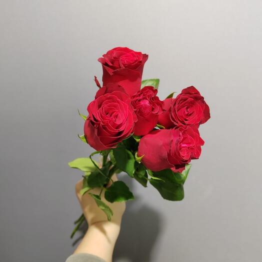 Ramo de 5 rosas Rojas