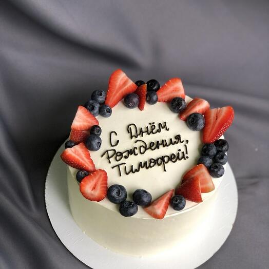 Торт 1 кг "С днем рождения"