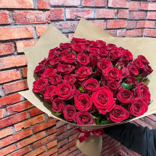 Ramo de rosas Rojas 60 cm 51