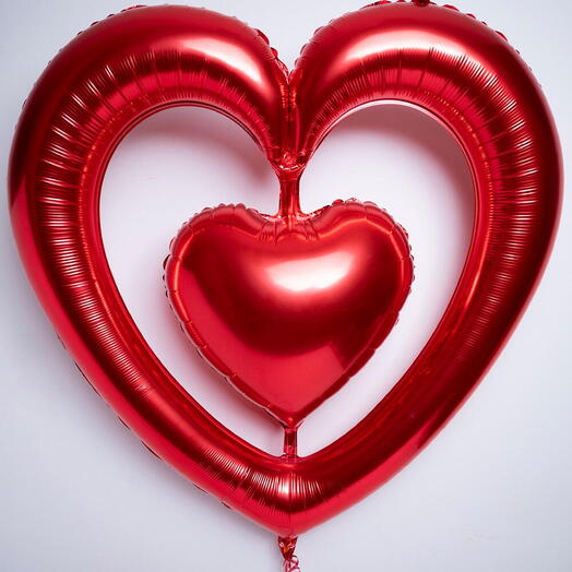 Double Heart Balloon