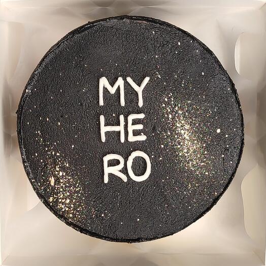 Бенто-торт my hero любимому мужчине, на 23 февраля