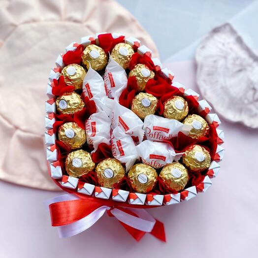 Торт из kinder шоколада и ferrero rocher