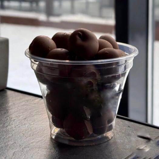 Frambuesas en chocolate doble