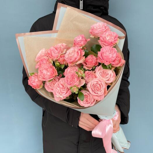 Пионовидные кустовые розы