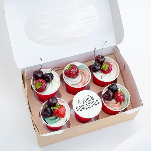 Десерты в стаканчиках "To go" 6шт