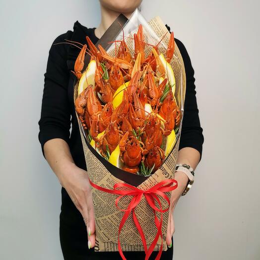 Съедобный букет "Рачок"