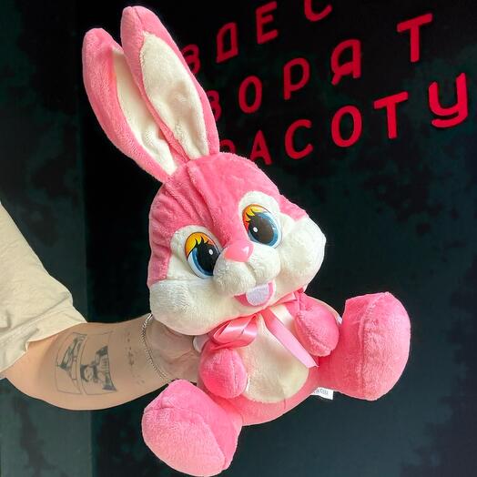 Зайка розовая