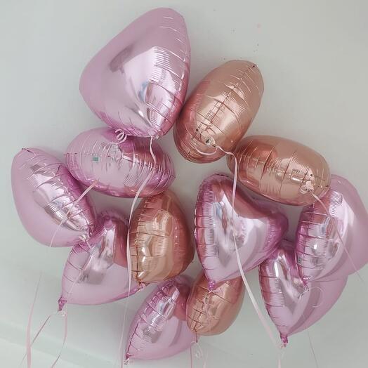 Шарики сердца для любимой девушки