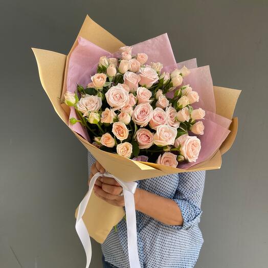 Кустовая Роза готовый букет 💐 1