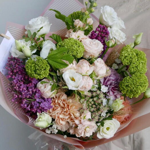 Нежный Букет с сиреневыми нотками