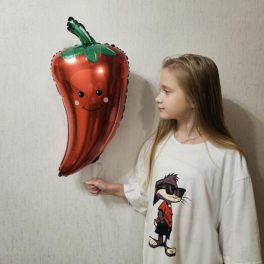 Шар Перец Чили, перчик красный -1шар