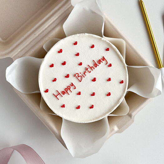 Бенто торт happy birthday на день рождения