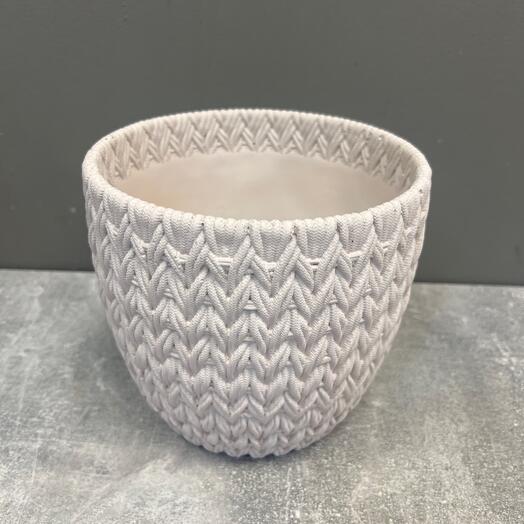 Кашпо керамика 17*15,5 Kint