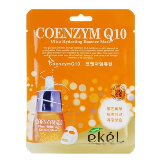 Маска тканевая для лица с коэнзимом Q10 Ekel, 25 мл