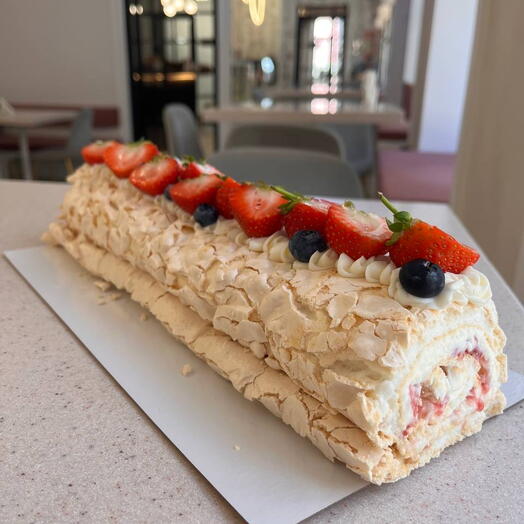 Меренговый рулет