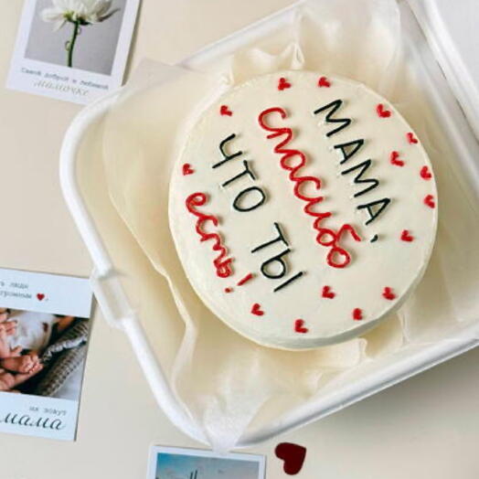 Бенто торт для мамы (мама спасибо что ты есть)