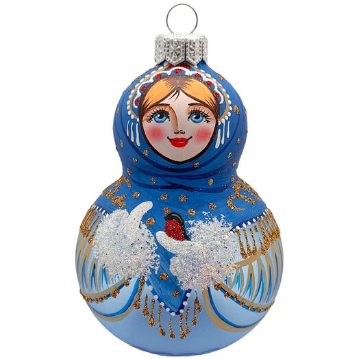 Ёлочная игрушка "Мила" (Винтажный шар)