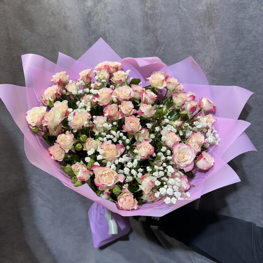Букет Кустовая Роза 💜