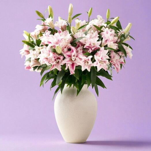 Лилия пиновидная КЕЕР, 9 стеблей