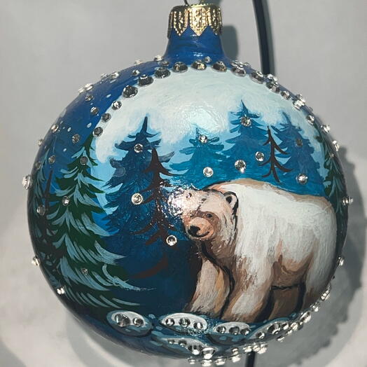 Новогодний шар SWAROVSKI "Заполярье света" (2505)